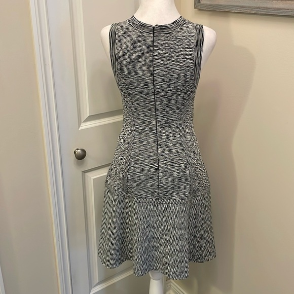 Lela Rose Black and White Patterned Dress - Picture 5 of 16